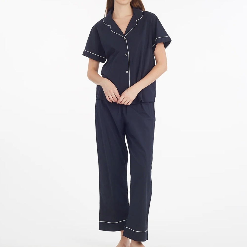 Draper James Linda Navy Pajama Set Size: Large - NWT
